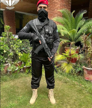 Ark Security Services guard in uniform