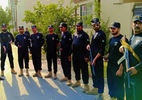 Ark Security Services team in uniform in Chakwal